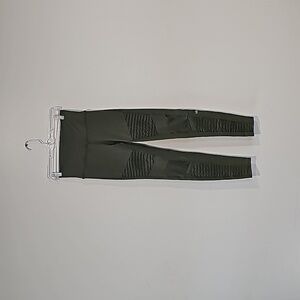 Womens alo olive high waisted moto leggings ( Medium)